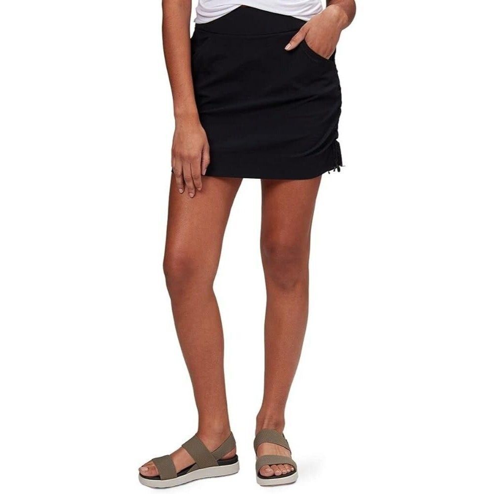 COLUMBIA Marino Bay Omni Shade Comfort Stretch UPF Tennis Skort Skirt Black NWT
